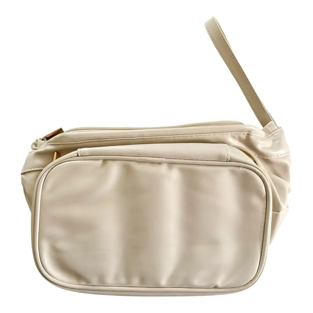 Amazon Essentials Cream Cosmetic Bag